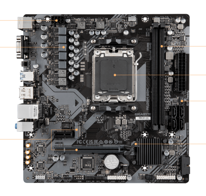 GIGABYTE A620M-S2H