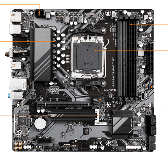 GIGABYTE A620M GAMING X AX