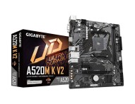 GIGABYTE A520M K V2 AMD A520 Soket AM4 DDR4 5100MHz (O.C.) M.2 mATX Anakart