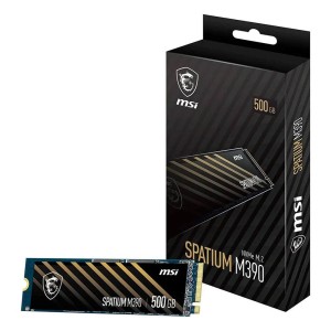 MSI SSD SPATIUM M390 NVME M.2 500GB (3300MB Okuma / 2300MB Yazma)