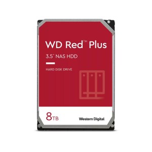 WD Red Plus WD80EFZZ 3.5" SATA III 8TB 7/24 NAS Dahili Harddisk