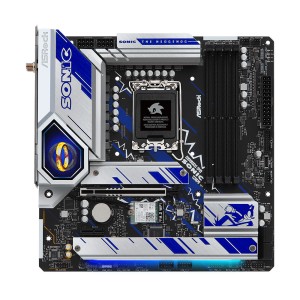 ASROCK  B760M PG SONIC WI-FI Intel B760 Soket LGA1700 WiFi 6E DDR5 7200MHz mATX Anakart