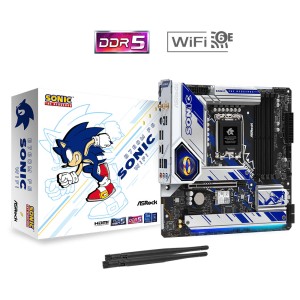 ASROCK  B760M PG SONIC WI-FI Intel B760 Soket LGA1700 WiFi 6E DDR5 7200MHz mATX Anakart