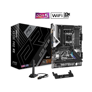 ASROCK X670E PRO RS Amd X670E Soket AM5 DDR5 7600Mhz+(OC) M.2 Wi-Fi 6E ATX Anakart