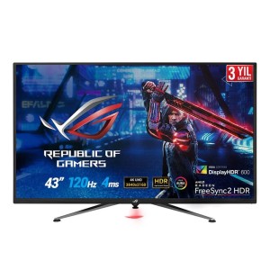 ASUS 43" XG438Q 4Ms 120Hz HDR 4K VA Aura RGB FreeSync Gaming Monitör