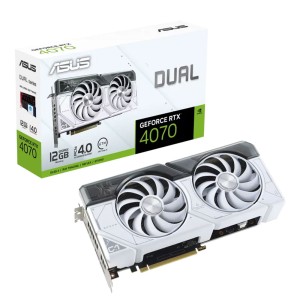 ASUS Dual GeForce RTX 4070 White Edition 12GB GDDR6X PCI-E 4.0 192Bit NVIDIA Ekran Kartı