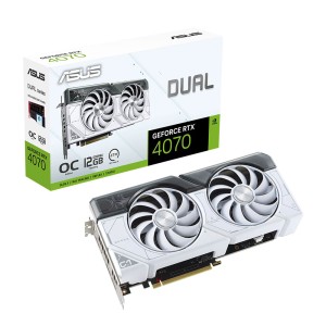 ASUS Dual GeForce RTX 4070 White OC Edition 12GB GDDR6X PCI-E 4.0 192Bit NVIDIA Ekran Kartı