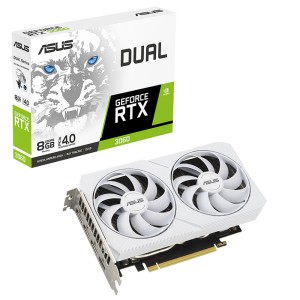 ASUS GeForce DUAL RTX 3060 White Edition 8GB GDDR6 GDDR6 128Bit NVIDIA Ekran Kartı