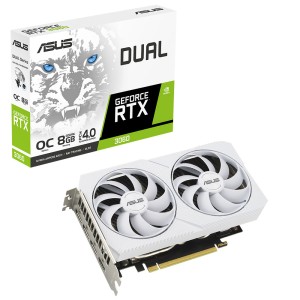 ASUS GeForce DUAL RTX 3060 White OC Edition 8GB GDDR6 GDDR6 128Bit NVIDIA Ekran Kartı