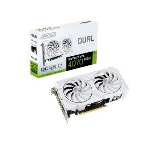 ASUS GeForce Dual RTX 4070 SUPER EVO WHITE OC 12GB GDDR6X 192Bit NVIDIA DLSS 3 Ekran Kartı