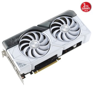 ASUS GeForce Dual RTX4070 SUPER White OC Edition 12GB GDDR6X 192Bit NVIDIA DLSS 3 Ekran Kartı