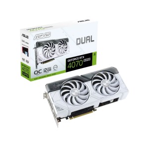 ASUS GeForce Dual RTX4070 SUPER White OC Edition 12GB GDDR6X 192Bit NVIDIA DLSS 3 Ekran Kartı