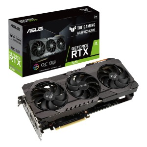 ASUS GeForce TUF RTX 3070 OC V2 GAMING 8GB GDDR6 256Bit DX12 Nvidia Ekran Kartı