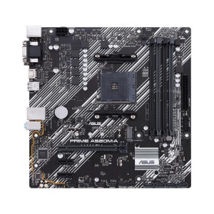 ASUS PRIME A520M-A AMD A520 Soket AM4 DDR4 4800MHz (O.C.) M.2 mATX Anakart