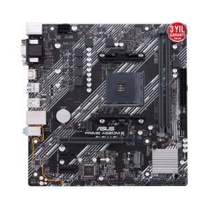 ASUS PRIME A520M-E AMD A520 Soket AM4 DDR4 4600MHz (O.C.) M.2 mATX Anakart