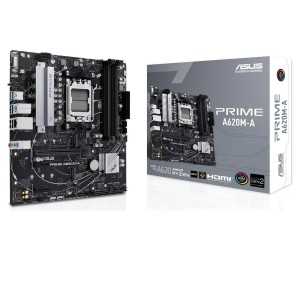 ASUS PRIME A620M-A AMD A620 Soket AM5 DDR5 6400MHz (O.C.) M.2 mATX Anakart