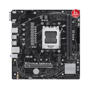 ASUS PRIME A620M-E AMD A620 Soket AM5 DDR5 6400MHz USB3.2 mATX Anakart