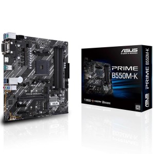 ASUS PRIME B550M-K AMD B550 Soket AM4 DDR4 4800MHz (O.C) M.2 mATX Anakart