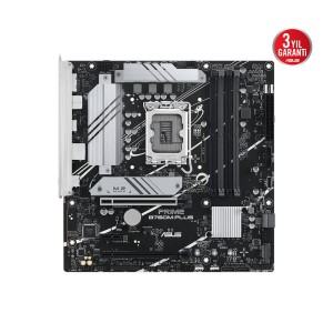ASUS PRIME B760M-PLUS Intel B760 LGA1700 DDR5 7200Mhz USB3.2 AURA RGB mATX Anakart