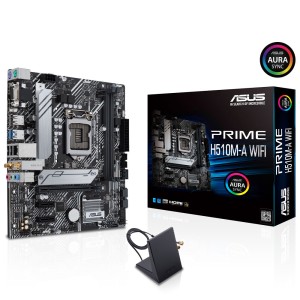 ASUS PRIME H510M-A WIFI INTEL H510 Soket 1200 DDR4 3200 MHz (O.C) M.2 mATX Anakart