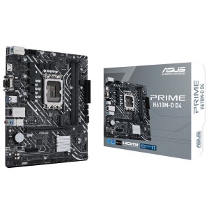 ASUS PRIME H610M-D D4 Intel h610 Soket 1700 DDR4 3200MHz mATX Anakart