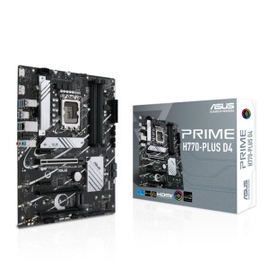 ASUS PRIME H770-PLUS D4 Intel H770 Soket 1700 DDR4 5066MHz (O.C.) AURA RGB ATX Anakart