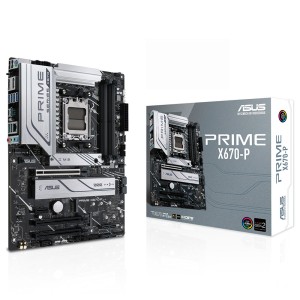 ASUS PRIME X670-P AMD X670 Soket AM5 DDR5 6400Mhz AURA RGB ATX Anakart