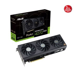 ASUS ProArt GeForce RTX 4070 SUPER 12GB GDDR6X 192Bit DLSS 3 NVIDIA Ekran Kartı