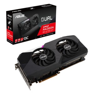 ASUS RADEON DUAL RX 6700 XT OC GAMING 12GB GDDR6 192Bit DX12 AMD Ekran Kartı