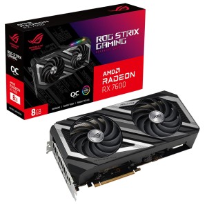 ASUS RADEON ROG STRIX RX7600 O8G GAMING 8GB GDDR6 GAMING 128Bit AMD Ekran Kartı