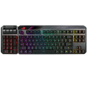 ASUS ROG CLAYMORE II Aura SYNC RED SWITCH RGB Türkçe Q Mekanik Gaming Klavye