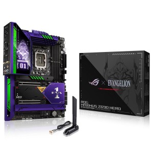 ASUS ROG MAXIMUS Z690 HERO EVA EDITION Intel Z690 Soket LGA1700 DDR5 6400Mhz(OC) EVANGELION AX WiFi ATX Anakart