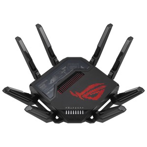 ASUS ROG Rapture GT-BE98 WiFi Quad-Band Mobile  AiProtection Pro Aura RGB AiMesh Gaming Extendable Router