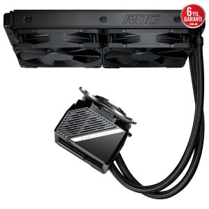 ASUS ROG RYUJIN II 240 V2 Oled Aura SYNC RGB 2X Noctua IPPC 2 PWM 120mm V2 Fan Sıvı CPU Soğutucusu