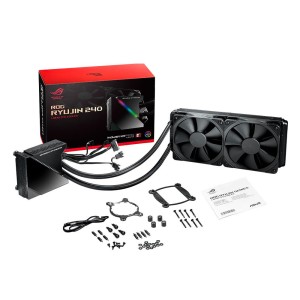 ASUS ROG RYUJIN 240 Oled Aura SYNC RGB 2X Noctua 120MM Fan Sıvı İşlemci Soğutucusu 