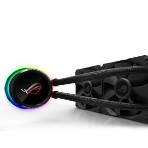 ASUS ROG RYUO 240 Oled Aura SYNC RGB 2X 120MM Fan Sıvı İşlemci Soğutucusu