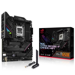 ASUS ROG STRIX B650E-F GAMING WIFI AMD B650 Soket AM5 DDR5 6400MHz (OC) HDMI DP  M.2 ATX Anakart