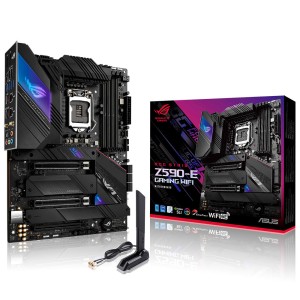 ASUS ROG STRIX Z590-E GAMING WIFI Intel Z590 Soket 1200 DDR4 5333MHz (O.C.) ATX Anakart