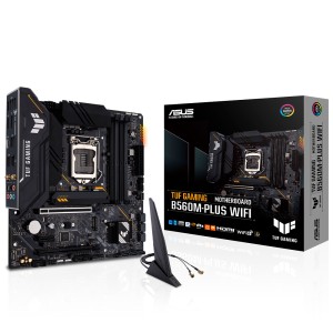 ASUS TUF GAMING B560M-PLUS WIFI INTEL B560 1200 Soket DDR4 5000Mhz (OC) mATX M.2 Anakart