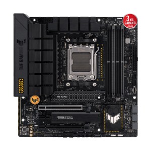 ASUS TUF GAMING B650M-PLUS AMD B650 Soket AM5 DDR5 6400MHz (OC) M.2 mATX Anakart