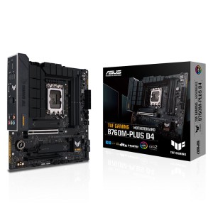 ASUS TUF GAMING B760M-E D4 Intel B760 Soket 1700 DDR4 5333MHz AURA RGB  mATX Anakart