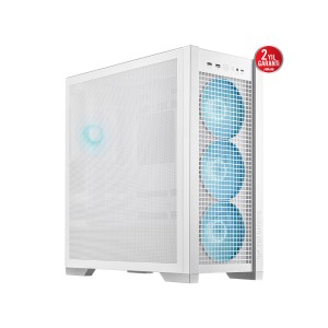 ASUS TUF Gaming GT302 ARGB 4x140mmARGB Fanlı Mesh Mid Tower Beyaz Gaming Kasa