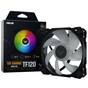 ASUS TUF GAMING TF120 ARGB 120mm PWM Tekli  Siyah Fan