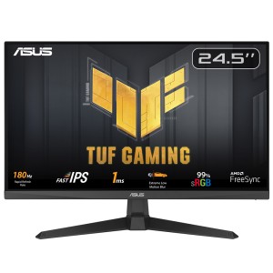 ASUS TUF GAMING VG259Q3A 24.5" IPS  1Ms 180HZ FreeSync FullHD sRGB ELMB Monitör 