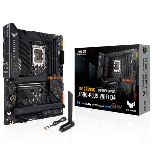 ASUS TUF GAMING Z690-PLUS WIFI D4 Intel Z690 Soket 1700 DDR4 5333MHz (O.C.) ATX Anakart