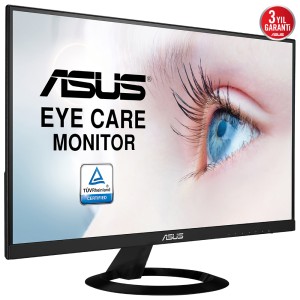 ASUS VZ249HE 23.8 IPS 1920x1080 5MS 75HZ HDMI VGA  3YIL EYECARE. Flicker-Free.Cercevesiz Monitör