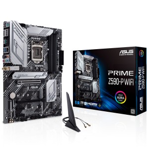 ASUS PRIME Z590-P WIFI Intel Z590 Soket 1200 DDR4 5133MHz (O.C.) ATX Anakart