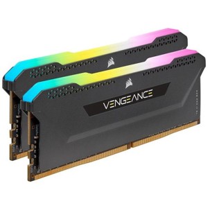 CORSAIR 16GB (2 x 8GB) Vengeance Siyah RGB DDR4 3600MHz CL18 Dual Kit PC Ram