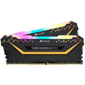 CORSAIR 16GB (2x8GB) Vengeance Pro RGB Siyah DDR4 3200MHz CL16 Dual Kit Ram