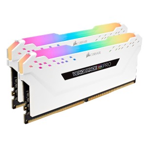 CORSAIR 16GB (2x8GB) Vengeance RGB Beyaz DDR4 3000MHz CL15 Dual Kit Ram